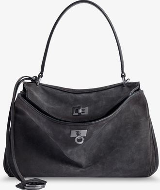 Balenciaga Borsa a tracolla Rodeo S in suede - BALENCIAGA - gender_Woman