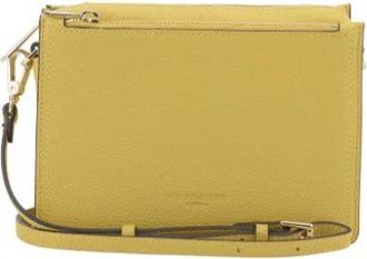 Pourchet Alesia Trotteur - Dames - Schoudertassen - Geel - ONE Size - Leer - Tassen