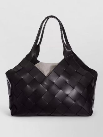 Dragon Diffusion woven shopper shoulder bag dual handles