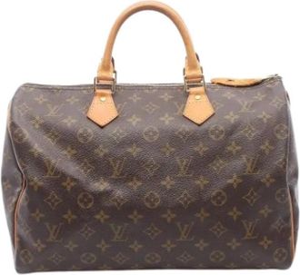 Louis Vuitton Pre-owned Handbags, female, Brown, Size: ONE SIZE Pre-owned Speedy 35 Handbag