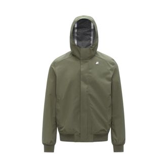 K-Way K-Way, Rain Jackets, male, Green, Size: XL Joachim Bonded Jersey