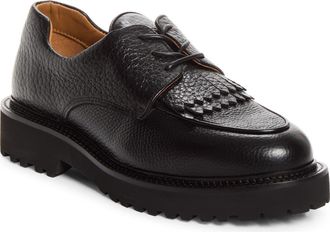 Jacques Solovi&egrave;re Max Kiltie Derby in Black at Nordstrom, Size 42.5
