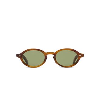 Cutler and Gross Gr13 Oval Zonnebril - unisex - Accessoires - Bruin - Maat: 49 MM