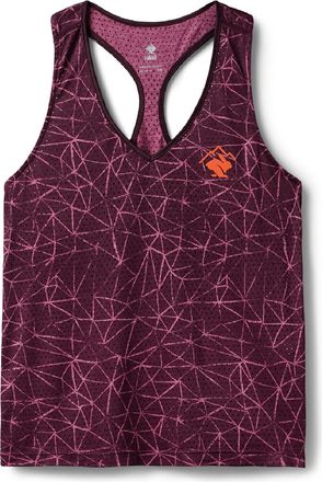 Rabbit Womens EZ Vee Perf Trail Tank Top Purple XL