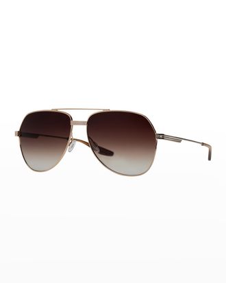 Barton Perreira Men & apos;s Avtak 007 Aviator Sunglasses