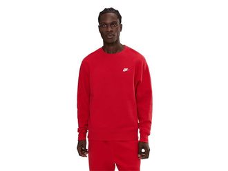 Nike Club Basket Ball Crew Mens Workout University Red/White : SM, Cotton/Polyester