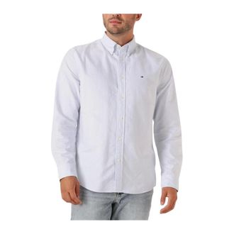 Tommy Hilfiger Heren, Overhemden, Blauw, Maat: XL Katoen