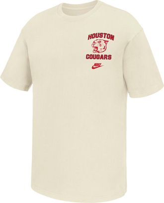 Nike Houston Cougars Nike Mens Football T-Shirt in White | M11766P395UNHO-SAI