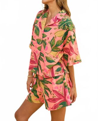 Dress Forum Paradise Two-Piece Short Set In Pink