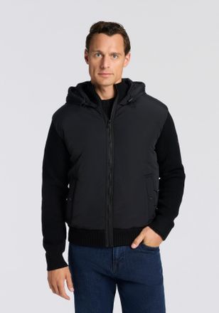 Boss Orange by Hugo Boss Blouson BOSS ORANGE Kiaccio, Herren, Gr. 3XL, schwarz (schwarz001), Web, Obermaterial: 48% Schurwolle, 48% Polyacryl, 3% Polyamid, 1% Elasthan, unifar