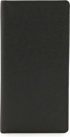 Louis Vuitton Ardoise Black Taiga Leather Leather Long Wallet (Bi-Fold) (Pre-Owned)