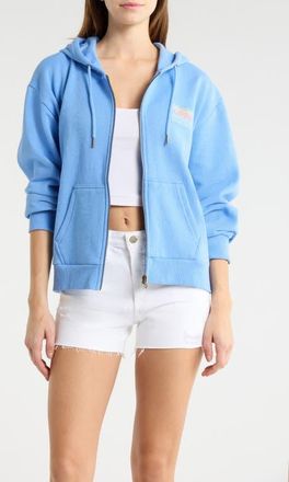 Rip Curl Aloha Zip-Up Fleece Hoodie in Cornflower Blue at Nordstrom, Size Xx-Small