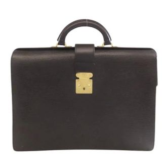 Louis Vuitton Pre-owned Handbags, male, Black, Size: ONE SIZE Pre-owned Leather louis-vuitton-bags