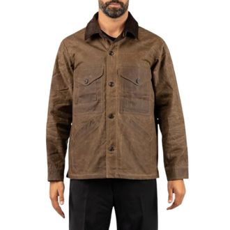 Manifattura Ceccarelli Work Jacket W7087-Wx - Heren - Jassen - Bruin - Maat: S Katoen