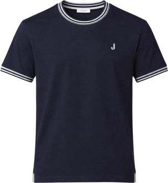Jeckerson T-shirt met ronde hals met korte mouwen - Heren - T-shirts - Blauw - L - Katoen - Tops