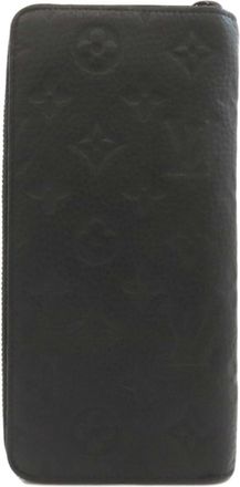 Louis Vuitton Empreinte Black Monogram Empreinte Long Wallet (Bi-Fold) (Pre-Owned)