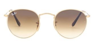 Ray-Ban RB3447 Round Metal Asian Fit 001/51 Mens Sunglasses Gold Size 47
