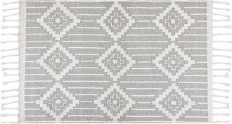 Beliani Outdoor Rug TABIAT Grey 140 x 200 cm