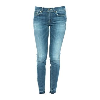 Dondup Slim Fit Jeans, female, Blue, W30, Monroe Trousers