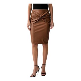 Elisabetta Franchi Mujer, Faldas, Marr&oacute;n, Talla: M