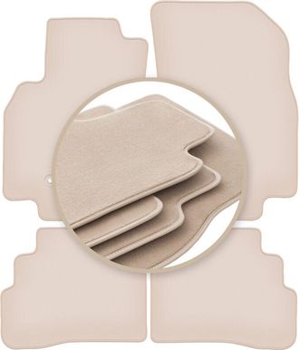 OEM Alfombrillas Premium Beige Para: Chevrolet Spark Iv Hatchback 2015