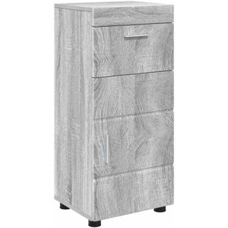 vidaXL Bathroom Cabinet Set TULUM Grey Sonoma 37 x 31.5 x 82 cm vidaXL