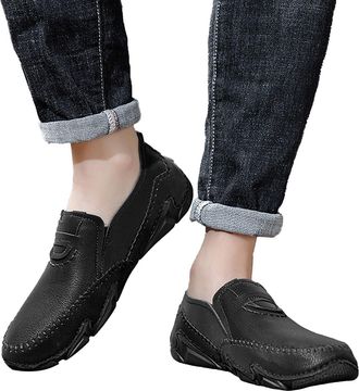 Generic Fashion Sneakers for Men Business Rib Runner Sportschuhe Breathable Lightweight Trainer Arch Support Road Running Athletic Comfortable Outdoor Flat Sh