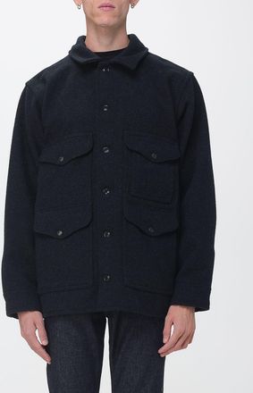 Filson Giacca camicia utility in lana con tasche a toppa e colletto a rever