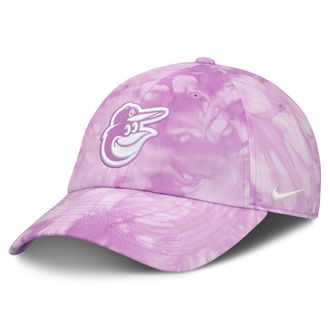 Nike Baltimore Orioles Club Nike Mens MLB Adjustable Hat in Pink | NB0110AOLE-P5U