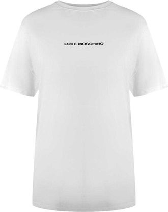 Love Moschino Dames/Dames Love Everyday T-shirt met korte mouwen (Wit)
