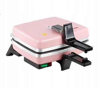 OEM Gofrera Dezal 301.7 Lw Para 2 Gofres, 1300 W, Color Rosa