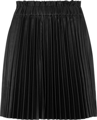 Red Valentino Skirts - Dames - Leren & Su&egrave;de rokken - Zwart - 2XS - Rokken