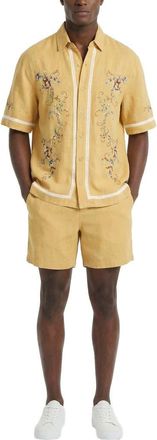 Area Stars Kent Top in Gold at Nordstrom, Size X-Large