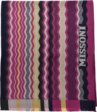 Missoni Fuchsia Wool Scarf