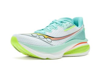 Saucony Endorphin Azura Womens Shoes White/Splash : 10.5 B - Medium, Leather