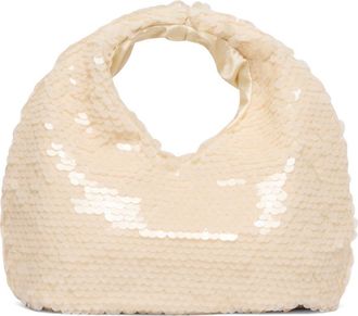 Dolce Vita Dahlia Sequin Shoulder Bag in Ivory at Nordstrom