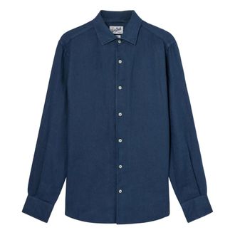 MC2 Saint Barth Raphael Chambray Shirt - Heren - Casual Overhemden - Blauw - XL - Denim - Overhemden