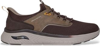 Skechers Mens Arch Fit Crosser-Chozen Sneaker, Brn ( Brown ), 6.5 UK