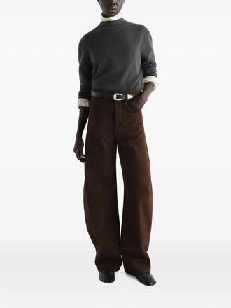 Christophe Lemaire Cashmere Reversible Buttoned Cardigan - Gray