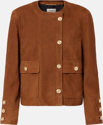 Saint Laurent Chaqueta de ante