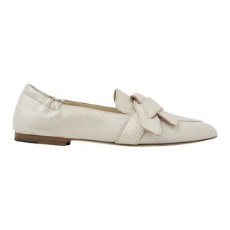 VIA VAI Lola Rayne - Dames - Loafers - Beige - 38 1/2 EU - Leer - Schoenen