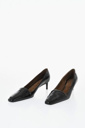 Khaite Patent Leather Pumps With Square Toe, 5.5cm Heel Khaite
