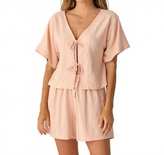 Rylee + Cru Juniper Set In Blush