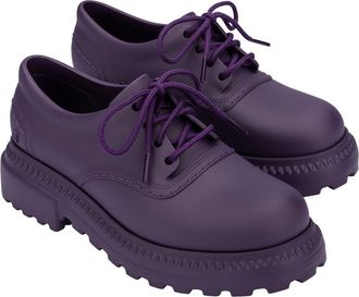 Melissa Ad Lugged Derby in Matte Purple at Nordstrom Rack, Size 10
