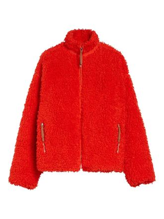 Jil Sander cotton fleece jacket - Red