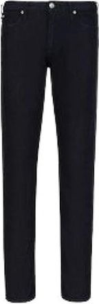 Emporio Armani Slim-fit Stretch Katoenen Denim Jeans - Heren - Slim Fit Jeans - Blauw - W30 - Katoen - Jeans