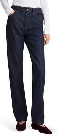 Madewell Longline Straight Leg Jeans in Rinse Wash at Nordstrom Rack, Size 24