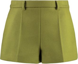 Gucci Green Logo Embroidery Shorts