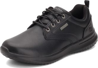 Skechers Mens Delson Antigo Oxfords, Black BLK, 13 UK