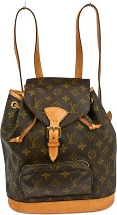 Louis Vuitton Pre-owned Backpacks, female, Brown, Size: ONE SIZE Pre-owned Monogram Canvas Backpack